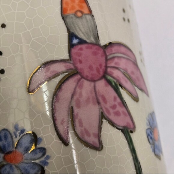 Set of Seeds & Sunshine Mug Gnome Floral Ceramic Pink & Cream Large Cup Coffee - Picture 9 of 10